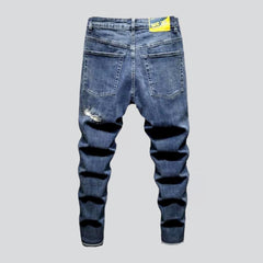 Trendy style distressed men jeans