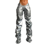 Y2k low-waist women jean pants