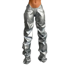 Y2k low-waist women jean pants