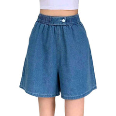 Baggy lässige Damen Jeansshorts
