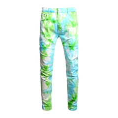 Tie-Die Y2K Herren Skinny Jeans