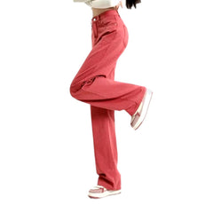 Vaqueros de mujer de color pierna ancha