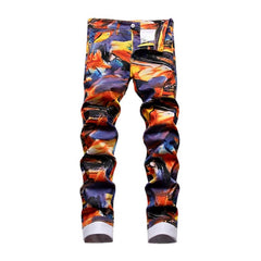 Malerei Volldruck Herren Jeans