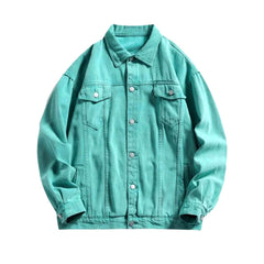 Trendy oversized men denim coat