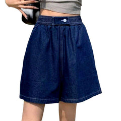 Baggy lässige Damen Jeansshorts