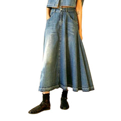Vintage Fit & Flare Jeansrock
