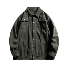 Trendy oversized men denim coat