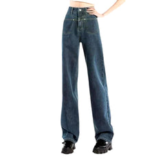 Vintage Damen Straight Jeans
