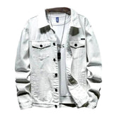 Übergroße farbige Jeansjacke für Herren