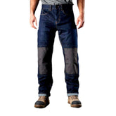 Dunkel gewaschene Arbeitsjeans für Herren