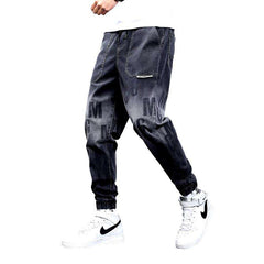 Vaqueros holgados para hombre con estampado de letras