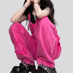 Mono vaquero de mujer color Y2k