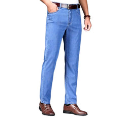 Vaqueros elásticos informales de negocios para hombre