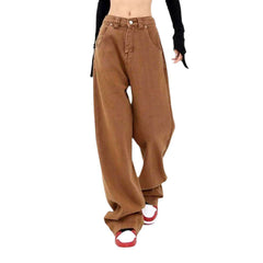 Pantalones vaqueros de mujer color verde claro