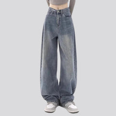 Vaqueros de calle lijados para mujer