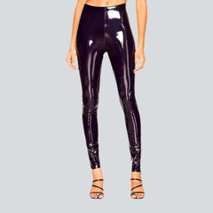 Pantalones vaqueros brillantes de cintura alta