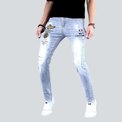 Stickerei-Jeans für Herren