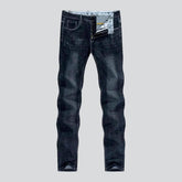 Geschliffene schwarze Jeans für Herren