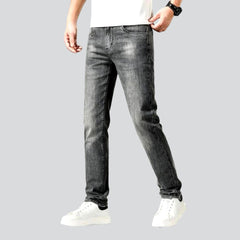 Vaqueros rectos lijados para hombre