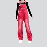 Geschliffener Y2K-Jeans-Jumpsuit für Damen