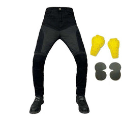 Breathable men biker jeans