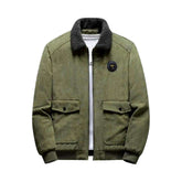 Color denim jacket for men