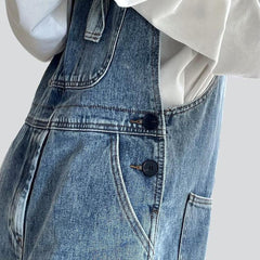 Vintage denim jumpsuit for women