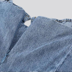 Jeanskleid mit Puffärmeln für Damen
