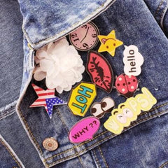 Chaqueta vaquera adornada para mujer