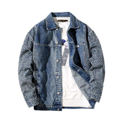 Oversized men denim jacket