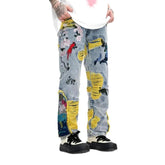 Vaqueros rectos de cintura media para hombre