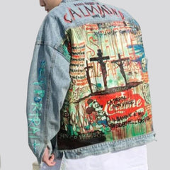 Oversized men jean jacket