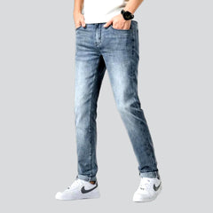 Vaqueros rectos lijados para hombre