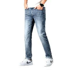 Vaqueros rectos lijados para hombre