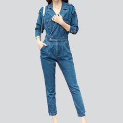 Damen Overall mit Bundfalten