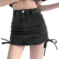 Minifalda vaquera ajustada