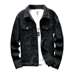 Übergroße farbige Jeansjacke für Herren