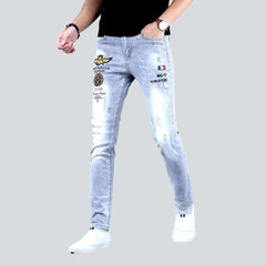 Stickerei-Jeans für Herren