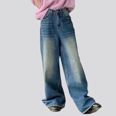 Vaqueros de moda de cintura alta para mujer.