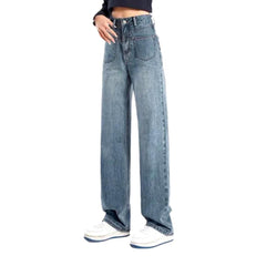 Vintage Damen Straight Jeans