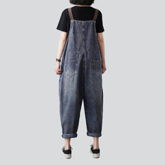 Vintage blauer Jeans-Jumpsuit für Damen