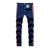 Herrenjeans mit Seitenstreifen