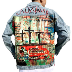 Oversized men jean jacket