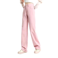 Vaqueros de mujer de color pierna ancha