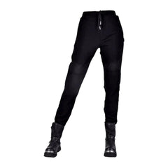 Pantalones vaqueros ajustados de motociclista de cintura media