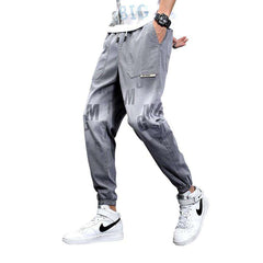 Vaqueros holgados para hombre con estampado de letras