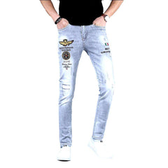 Stickerei-Jeans für Herren
