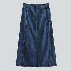 Jeansrock mit Cargotasche