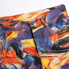 Malerei Volldruck Herren Jeans