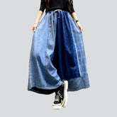 Culottes-Jeans im Streetstyle
